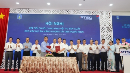 UBND tỉnh Bà Rịa - Vũng Tàu và PTSC: Kết nối chuỗi cung ứng vật tư sản xuất cho các dự án năng lượng tái tạo ngoài khơi