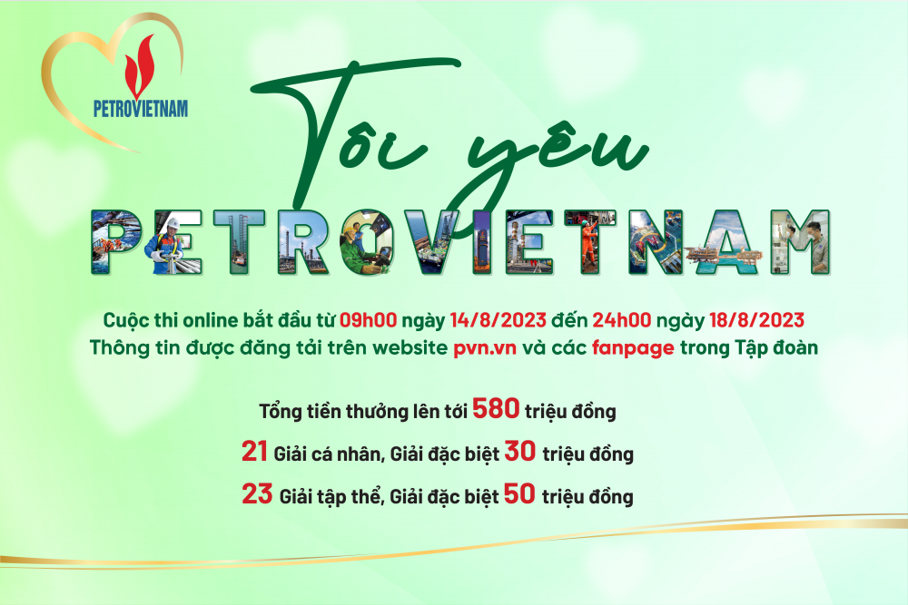 Petrovietnam tổ chức cuộc thi “Tôi yêu Petrovietnam”