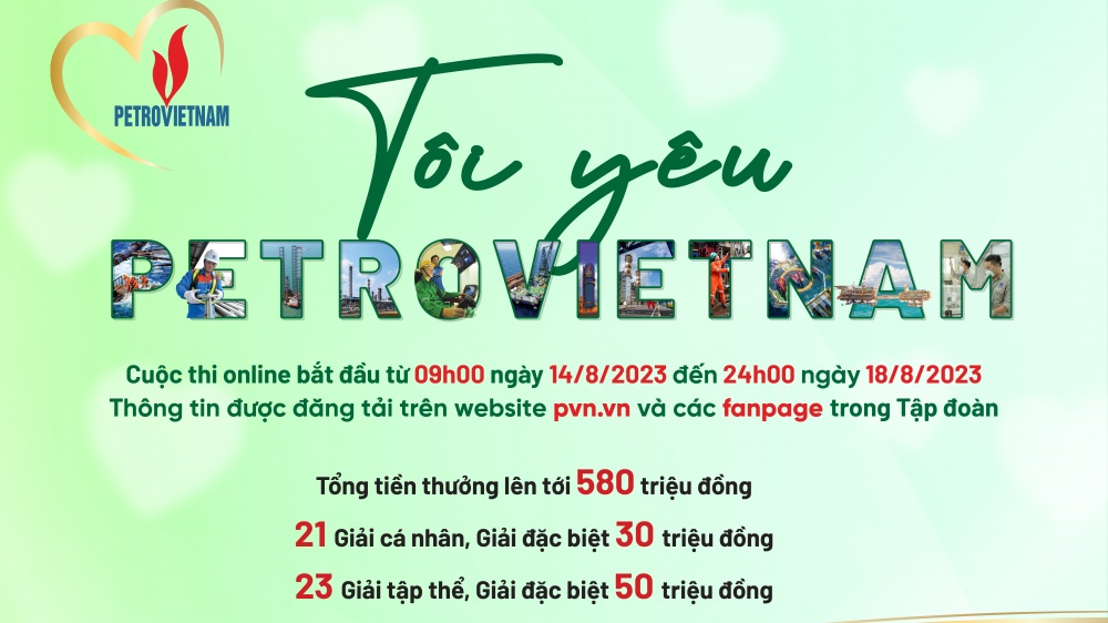 Petrovietnam tổ chức cuộc thi “Tôi yêu Petrovietnam”
