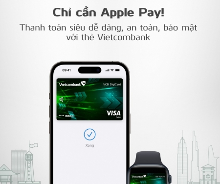 Vietcombank giới thiệu Apple Pay đến khách hàng