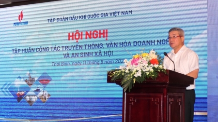 Petrovietnam tổ chức Hội nghị tập huấn về công tác truyền thông, văn hoá doanh nghiệp, an sinh xã hội