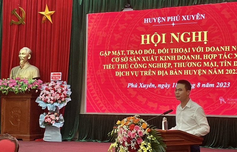 Hà Nội: Huyện Phú Xuyên chủ động lắng nghe, tháo gỡ khó khăn cho doanh nghiệp