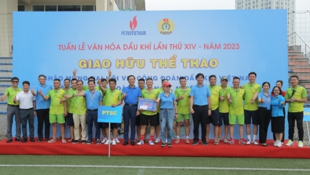 Sôi nổi giải giao hữu thể thao hưởng ứng Tuần lễ Văn hóa Dầu khí lần thứ XIV