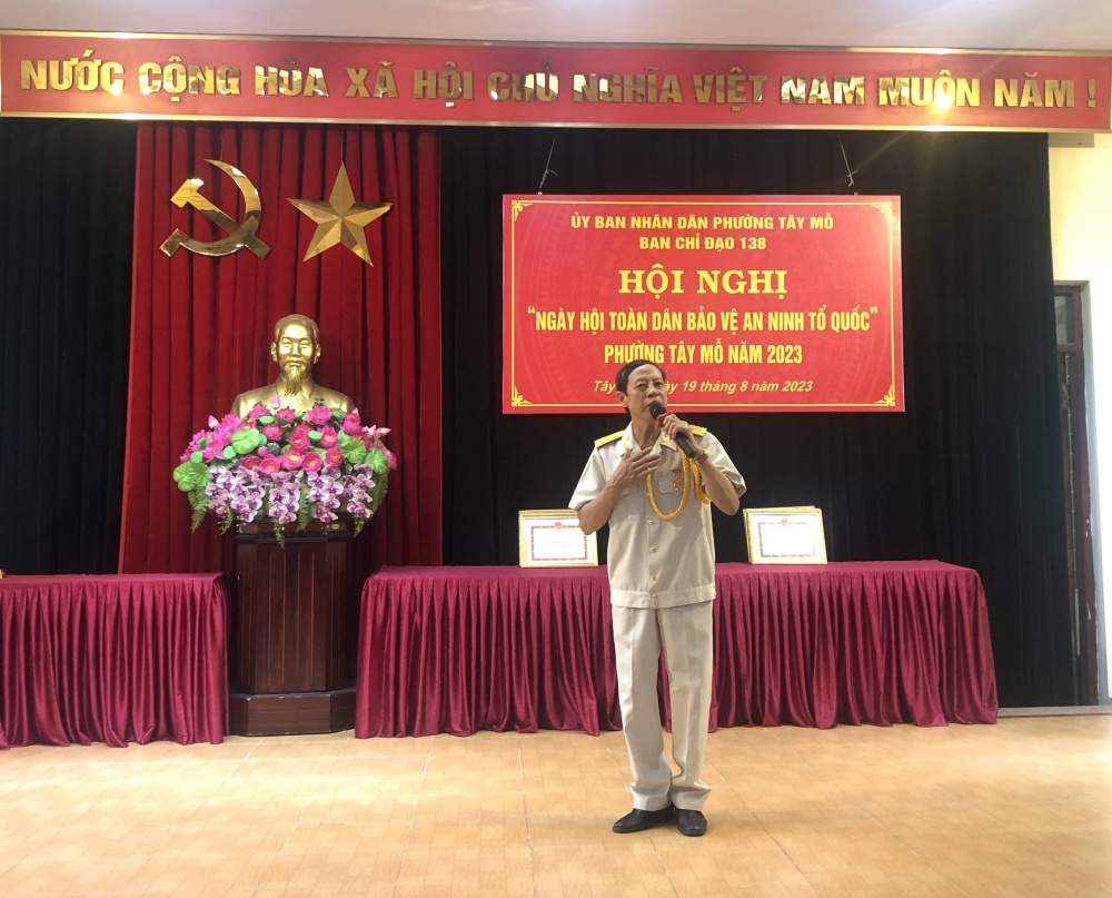 Phường Tây Mỗ (Hà Nội): Tổ chức Ngày hội Toàn dân bảo vệ an ninh Tổ quốc năm 2023