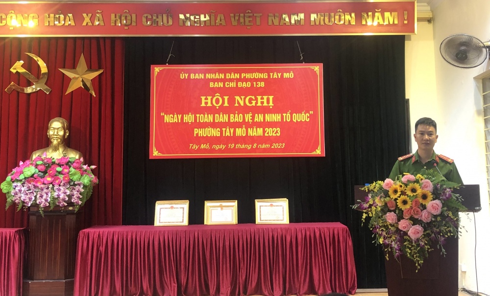 Phường Tây Mỗ (Hà Nội): Tổ chức Ngày hội Toàn dân bảo vệ an ninh Tổ quốc năm 2023