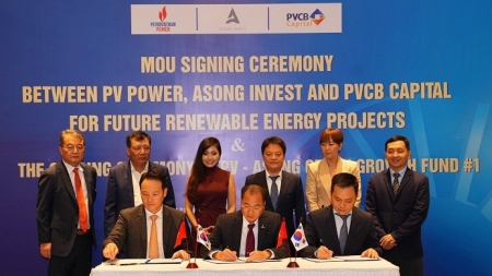 PV Power ký kết Biên bản ghi nhớ hợp tác với Asong Invest và PVCB Capital