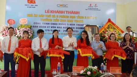Petrovietnam/BSR trao tặng 4 công trình giáo dục, y tế với tổng trị giá 20 tỷ đồng