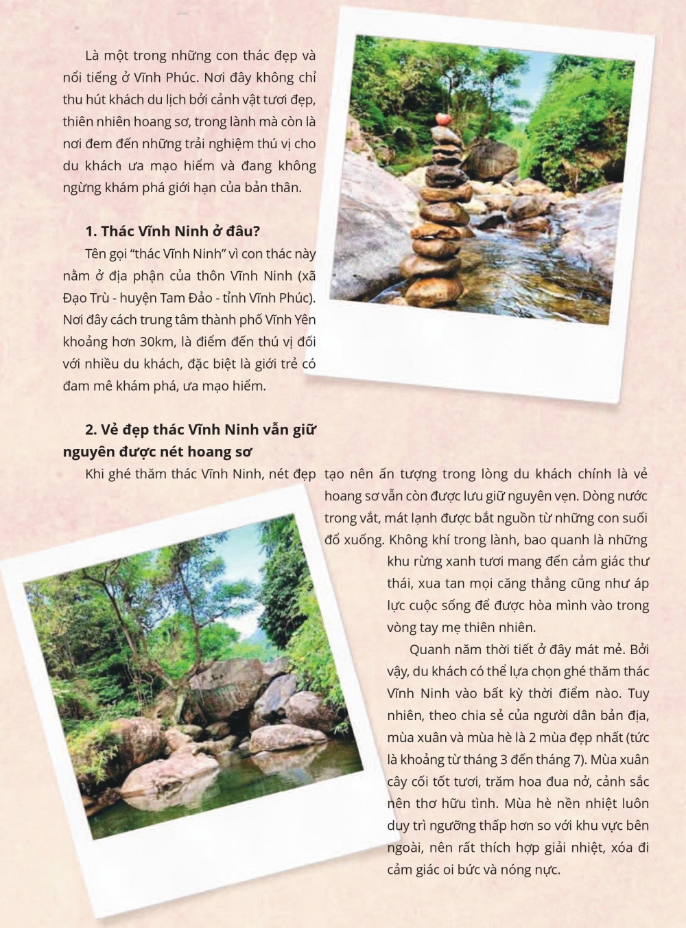 Thác Vĩnh Ninh - Điểm đến thú vị của du khách ưa mạo hiểm, khám phá giới hạn bản thân Thác Vĩnh Ninh - Điểm đến thú vị của du khách ưa mạo hiểm, khám phá giới hạn bản thân