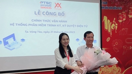 PTSC POS chính thức vận hành Hệ thống Phần mềm trình ký, ký duyệt điện tử