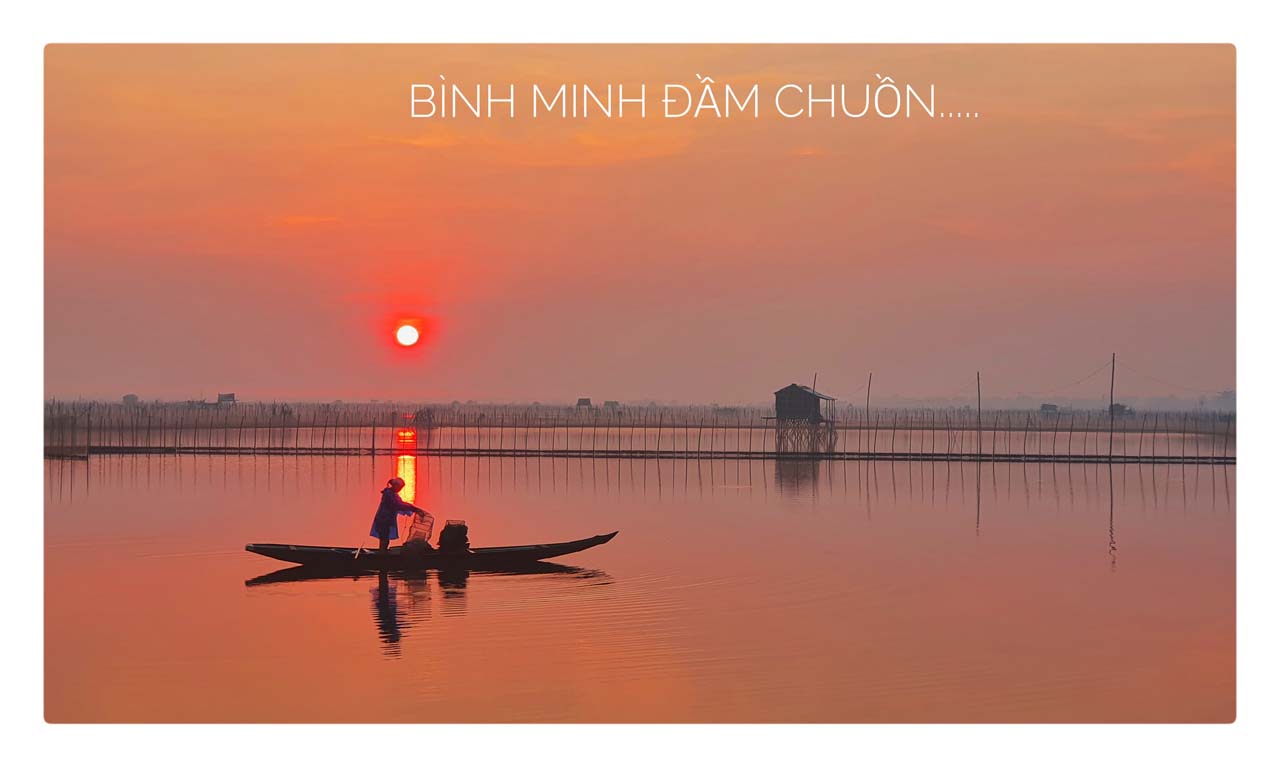 Đầm Chuồn, vẻ đẹp vùng đầm phá mộng mơ
