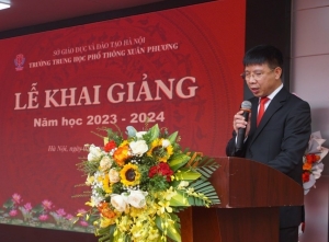 Hà Nội: Thầy trò trường THPT Xuân Phương náo nức chào đón năm học mới