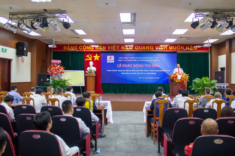 Lễ phát động và ký giao ước thi đua đại tu Nhà máy điện Nhơn Trạch 2