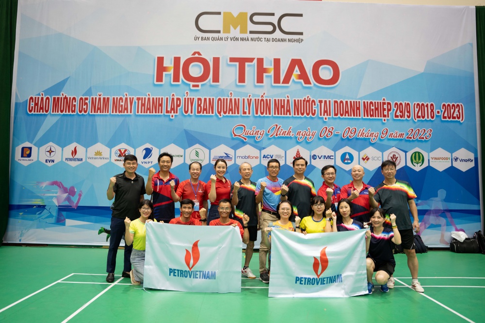 Đoàn thể thao Petrovietnam giành 1 huy chương vàng và 3 huy chương đồng tại giải đấu bóng bàn