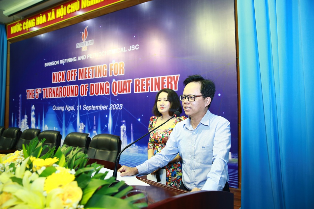 BSR tổ chức Lễ khởi động bảo dưỡng tổng thể lần 5 NMLD Dung Quất