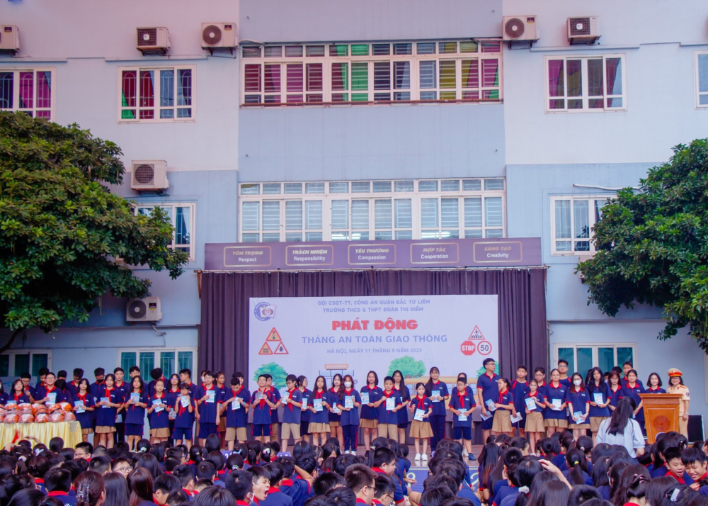 Công an quận Bắc Từ Liêm: Đẩy mạnh hoạt động tuyên truyền an toàn giao thông tại các trường học trên địa bàn quận