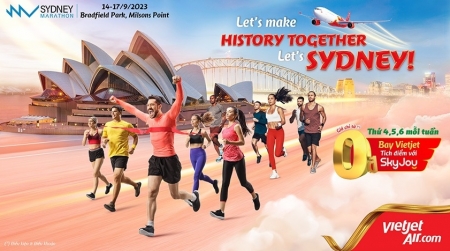 Bay thẳng Sydney cùng Vietjet, tham dự đường chạy đẹp nhất hành tinh Sydney Marathon