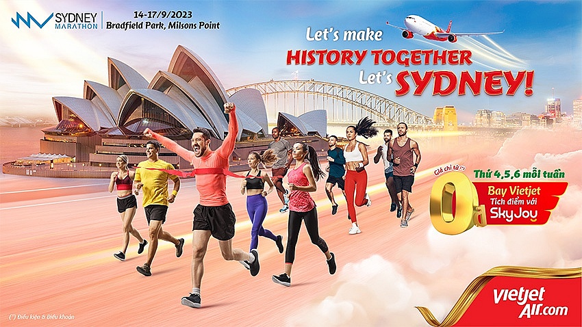 Bay thẳng Sydney cùng Vietjet, tham dự đường chạy đẹp nhất hành tinh Sydney Marathon