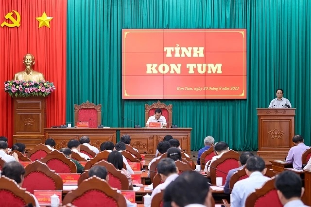Kết luận của Thủ tướng Phạm Minh Chính tại buổi làm việc với lãnh đạo tỉnh Kon Tum