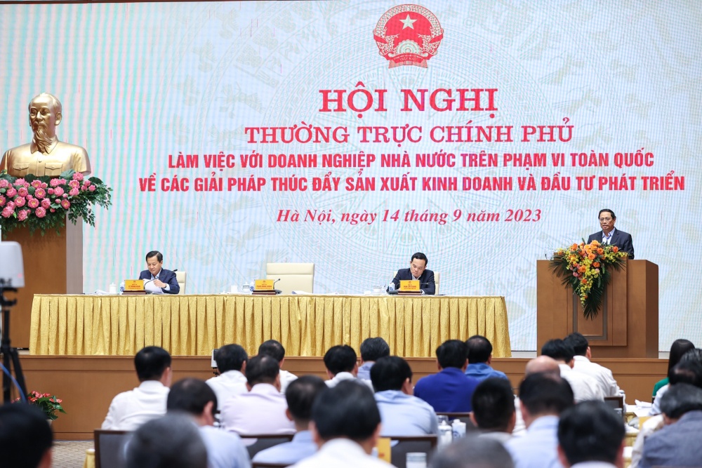Thủ tướng: 6 quan điểm, 12 nhiệm vụ để DNNN phát huy vai trò dẫn dắt, tiên phong, mở đường