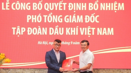 Đồng chí Phan Tử Giang được bổ nhiệm giữ chức Phó Tổng Giám đốc Petrovietnam