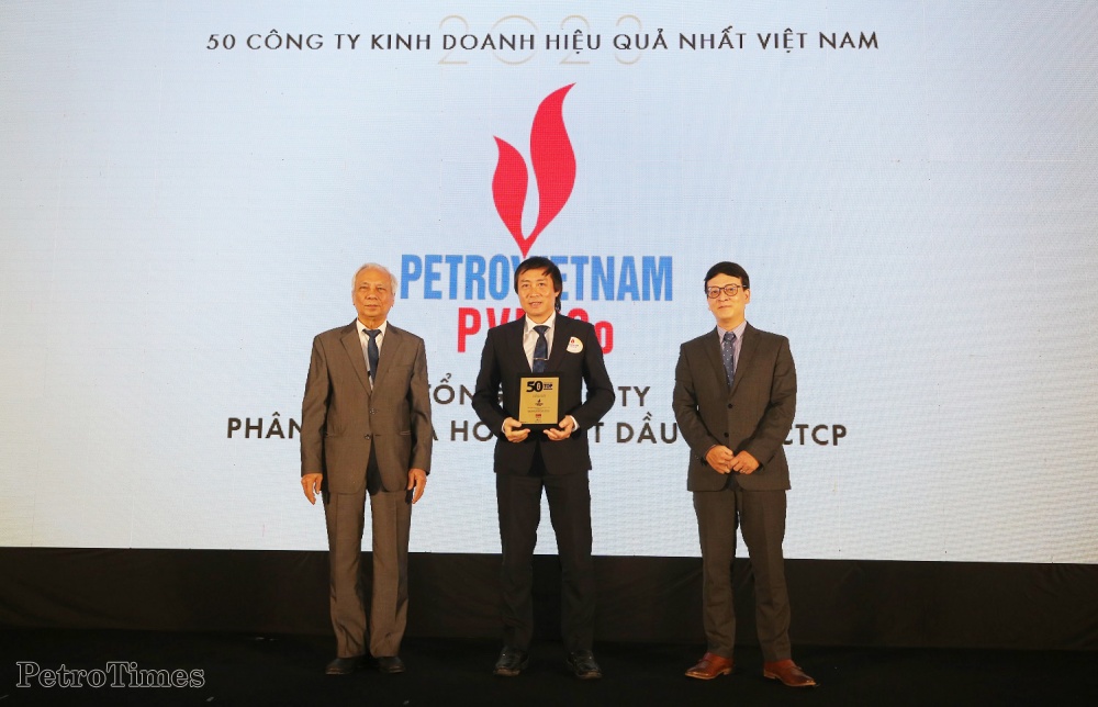 PVFCCo thuộc Top 50 công ty kinh doanh hiệu quả nhất Việt Nam 2023