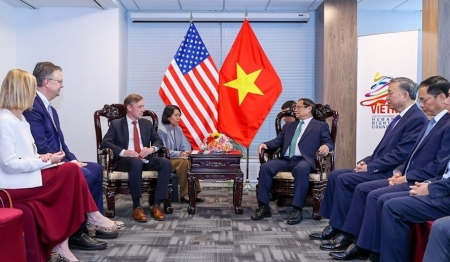 Thủ tướng Phạm Minh Chính tiếp Cố vấn an ninh quốc gia Hoa Kỳ Jake Sullivan