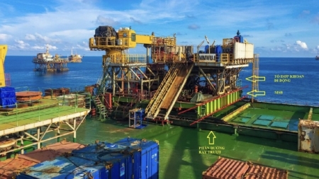 Vietsovpetro: Tiết giảm chi phí chế tạo nhờ sử dụng chung khối bệ đỡ