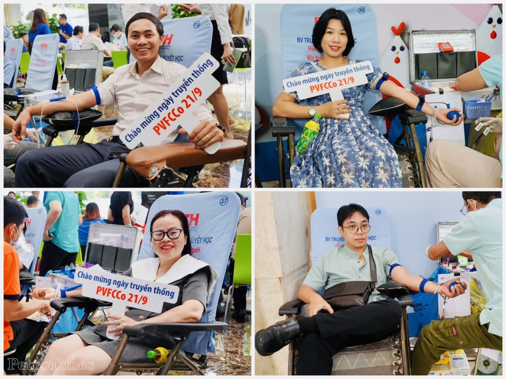 Hiến máu tình nguyện 2023: Hoạt động ý nghĩa kỷ niệm 19 năm ngày truyền thống PVFCCo