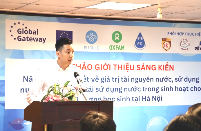 Nâng cao hiểu biết, học cách sử dụng nước tiết kiệm cho học sinh