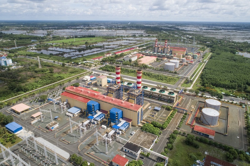 Cụm Điện - Đạm - Kh&amp;iacute; C&amp;agrave; Mau của Petrovietnam. Ảnh: Ho&amp;agrave;ng Anh