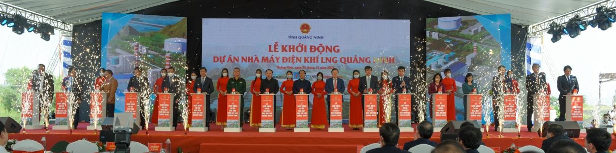 Dự &amp;aacute;n Nh&amp;agrave; m&amp;aacute;y điện kh&amp;iacute; LNG Quảng Ninh của Petrovietnam đ&amp;atilde; được khỏi động.