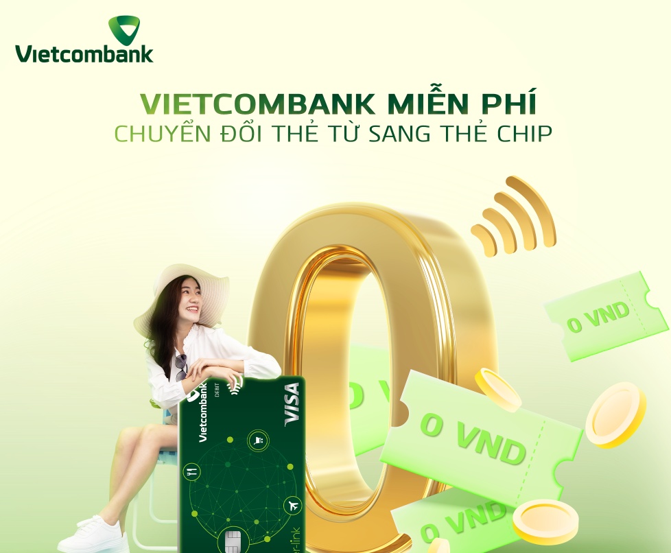Lợi ích của thẻ Vietcombank công nghệ chip contactless