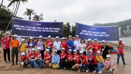 PVI tham gia tích cực Lễ ra quân tổng vệ sinh môi trường “Chung tay hành động cho thế giới sạch hơn” tại Vũng Tàu