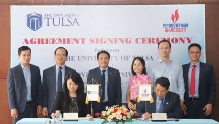Trường Đại học Dầu khí Việt Nam (PVU) ký kết thỏa thuận hợp tác với Trường Đại học Tulsa (TU) - Mỹ