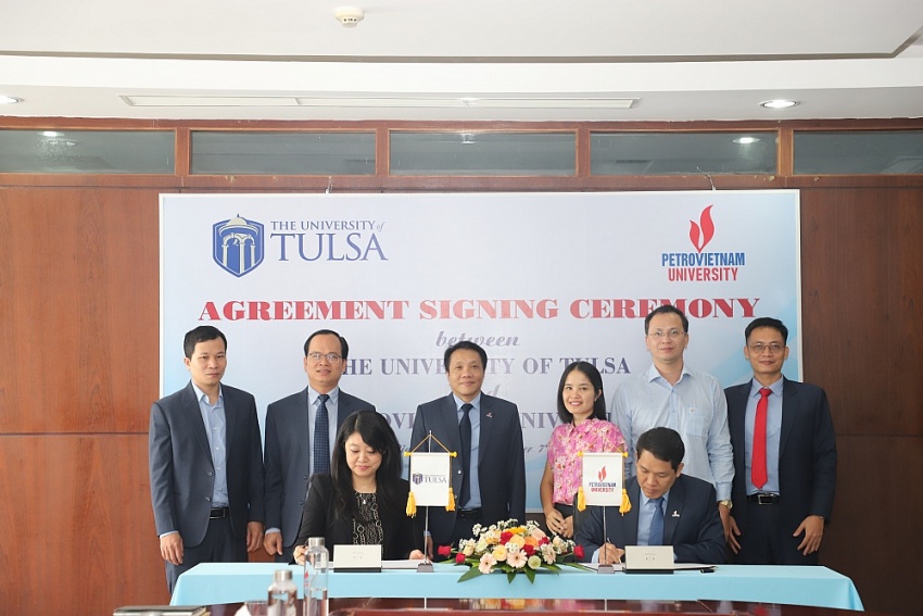 Trường Đại học Dầu khí Việt Nam (PVU) ký kết thỏa thuận hợp tác với Trường Đại học Tulsa (TU) - Mỹ