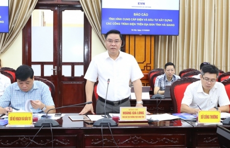Hà Giang sẽ tạo điều kiện tốt nhất để EVN/EVNNPT triển khai các dự án điện