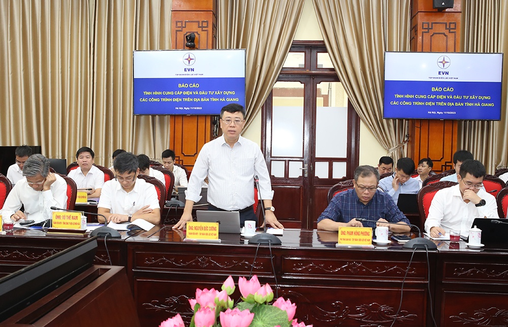 Hà Giang sẽ tạo điều kiện tốt nhất để EVN/EVNNPT triển khai các dự án điện