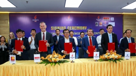 Ký Hợp đồng khung và Thỏa thuận cung cấp dầu thô Tê Giác Trắng cho NMLD Dung Quất giai đoạn 2024 - 2026