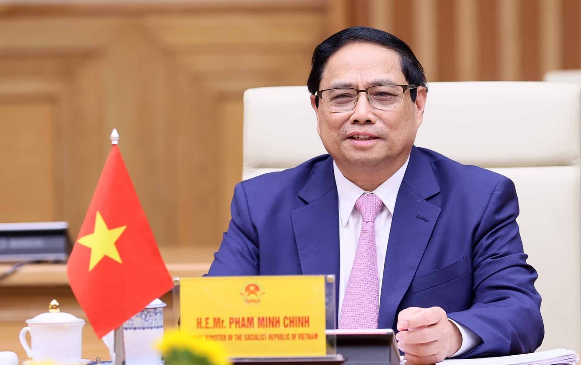 Thủ tướng Phạm Minh Chính hội kiến Chủ tịch Duma Quốc gia Quốc hội Liên bang Nga