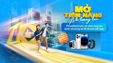 Cơ hội “rinh” iPhone xịn với thử thách “đi bộ” trên PV Mobile Banking