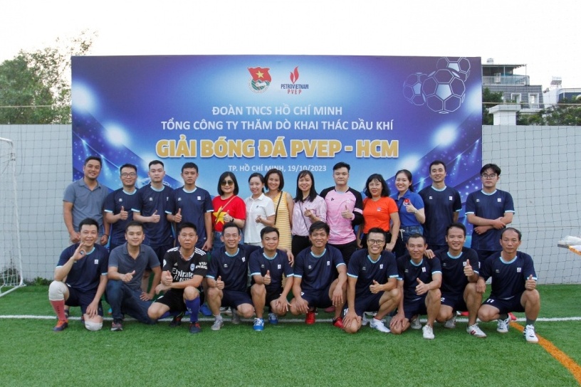 Đoàn Thanh niên PVEP tổ chức giải bóng đá giao hữu PVEP khu vực thành phố Hồ Chí Minh