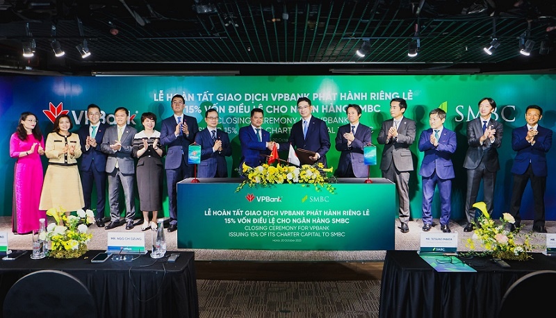 Ngân hàng lớn thứ 2 Nhật Bản trở thành cổ đông chiến lược của VPBank