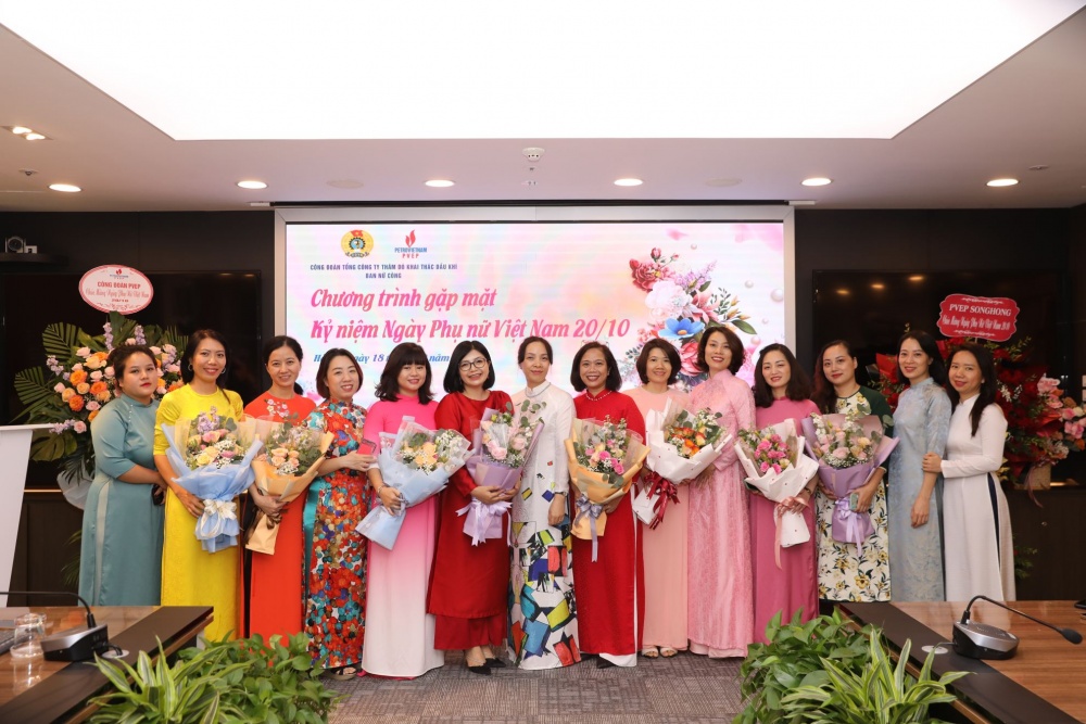Công đoàn PVEP tưng bừng các hoạt động chào mừng Ngày Phụ nữ Việt Nam 20/10
