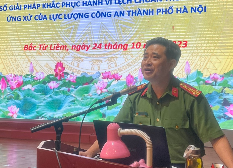 Hà Nội: Tập huấn kỹ năng giao tiếp, văn hóa ứng xử cho CBCS Công an quận Bắc Từ Liêm