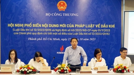 Bộ Công Thương và Petrovietnam tổ chức phổ biến nội dung mới của pháp luật về Dầu khí