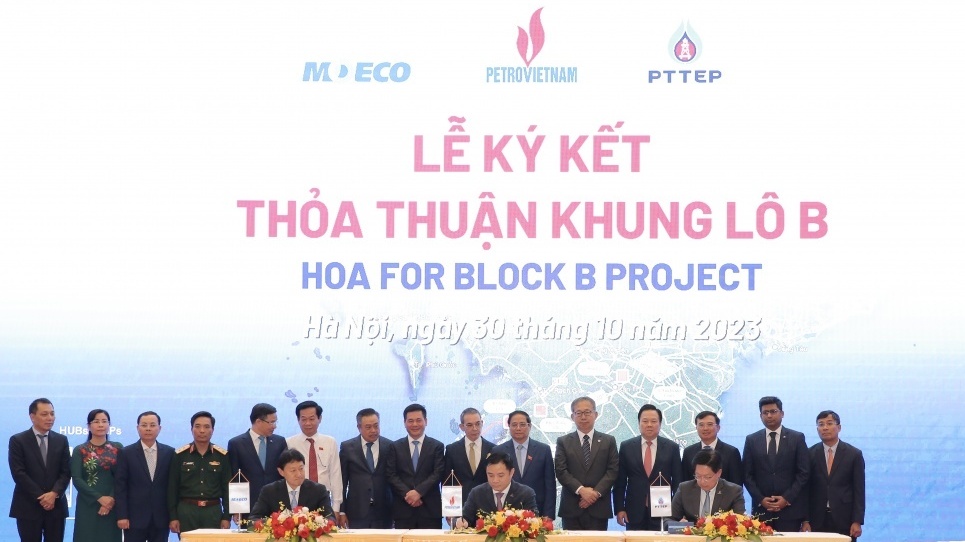 Petrovietnam ký kết triển khai chuỗi dự án khí điện Lô B - Ô Môn