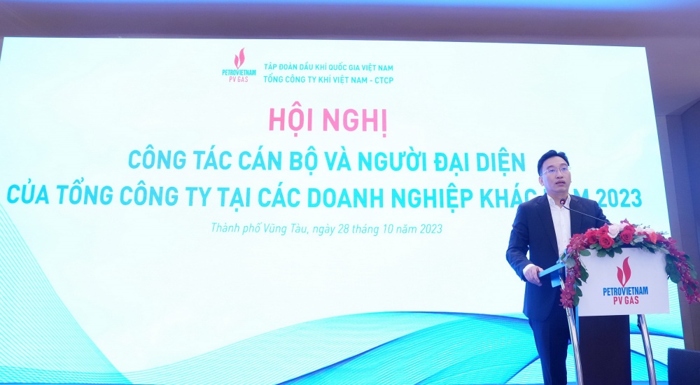H1. Đồng chí Nguyễn Thanh Bình, Bí thư Đảng ủy, Chủ tịch Hội đồng quản trị PV GAS khai mạc Hội nghị