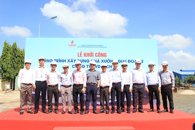 PVD Tech khởi công xây dựng Công trình xây dựng nhà xưởng giai đoạn 3