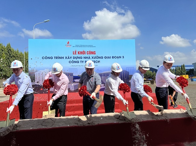 PVD Tech khởi công xây dựng Công trình xây dựng nhà xưởng giai đoạn 3