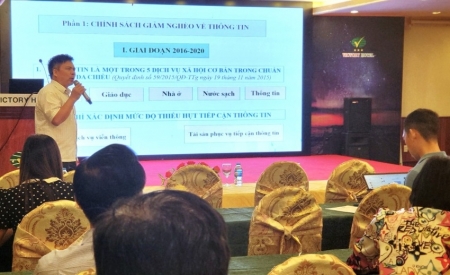 Nâng cao năng lực thực hiện chương trình giảm nghèo về thông tin
